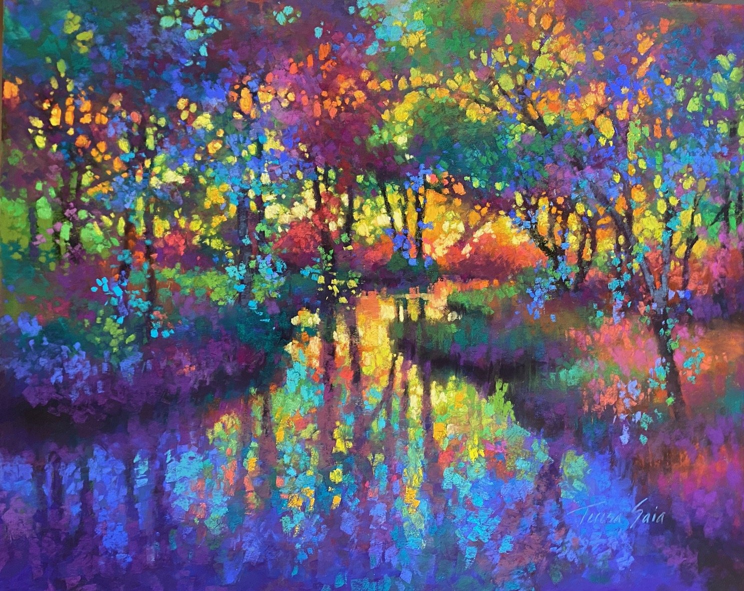 Childhood Memories, 24x30 pastel, $3100