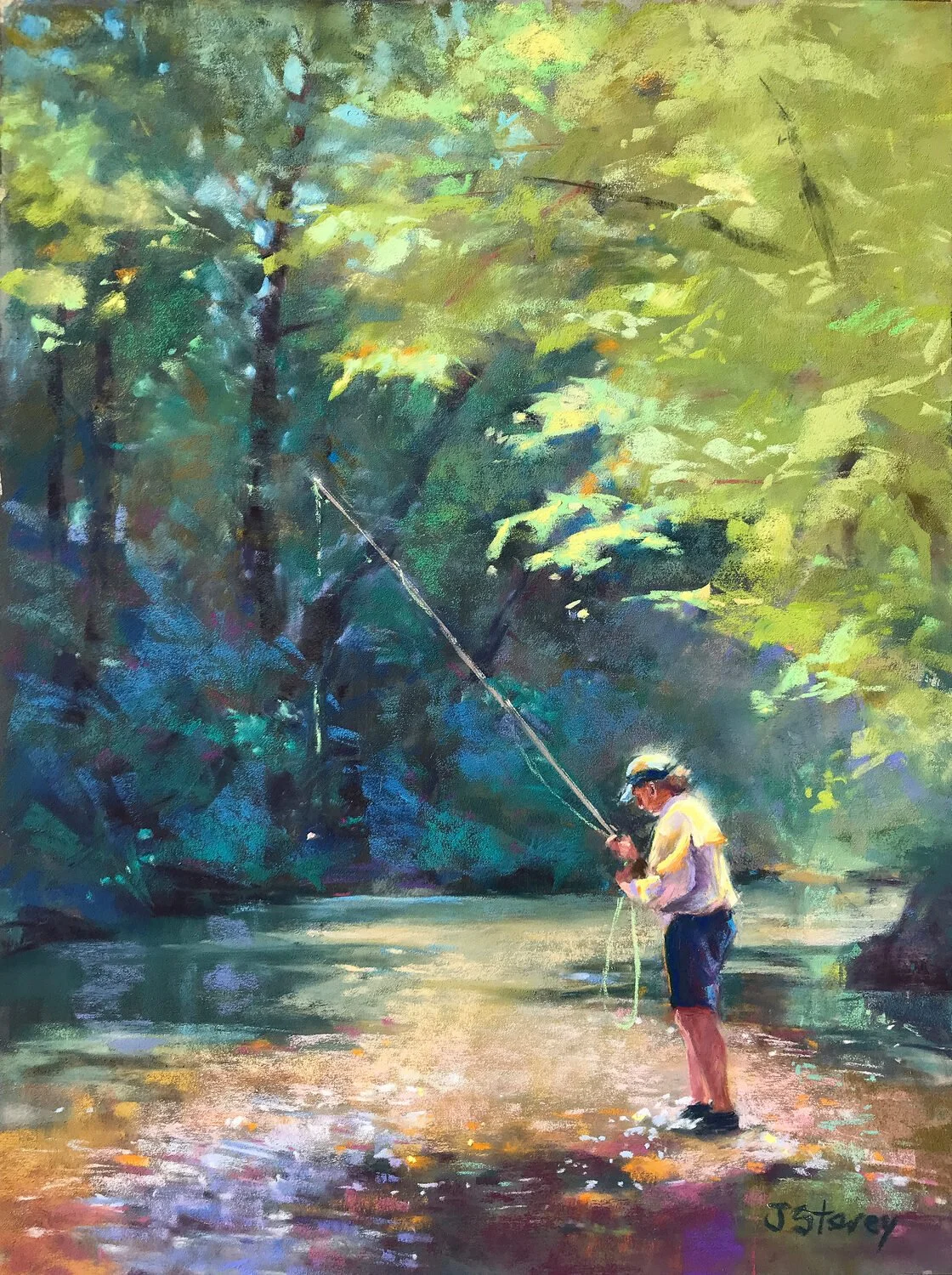 Jill Storey - Benediction; 19.5 x 15.5 pastel, $950