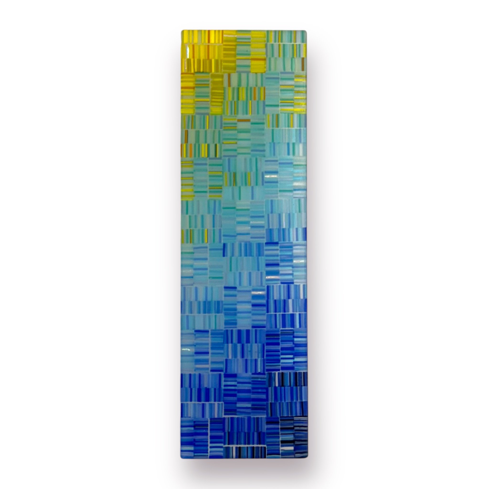 Sunrise 26, 11.25x3.38 Fused Glass, $140