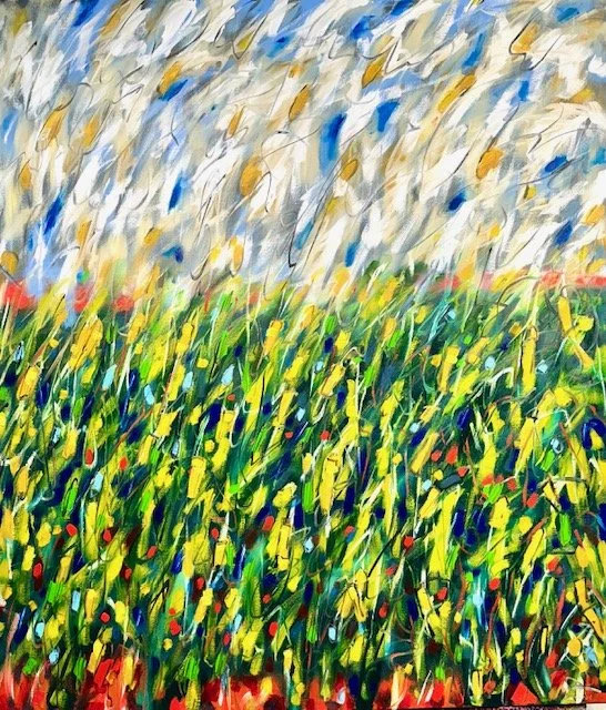 Undergrowth 2, 48x42 oil, $2600