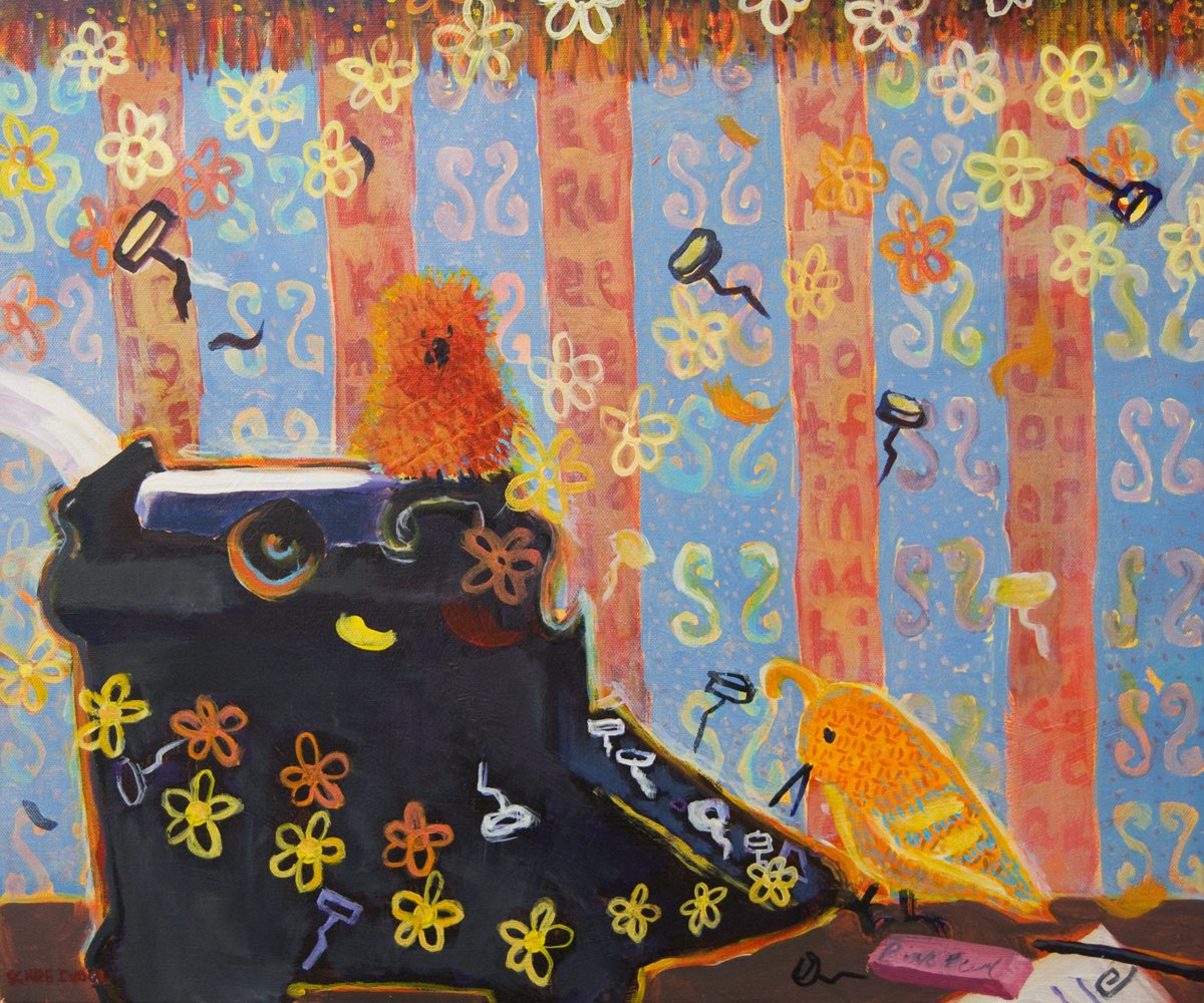 Playwright, 20 x 24 acrylic, $1500