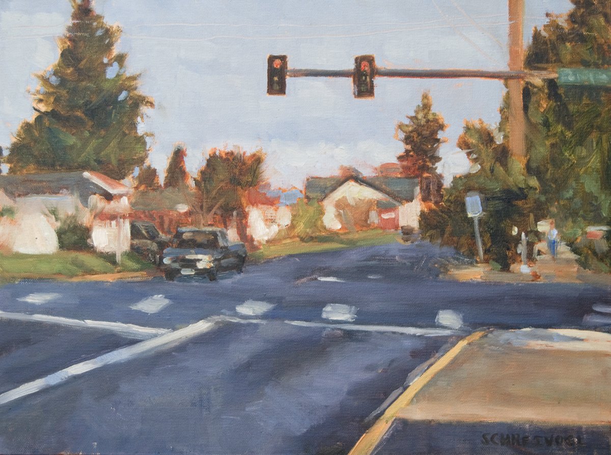 M and 12th, 9 x 12 oil, $700