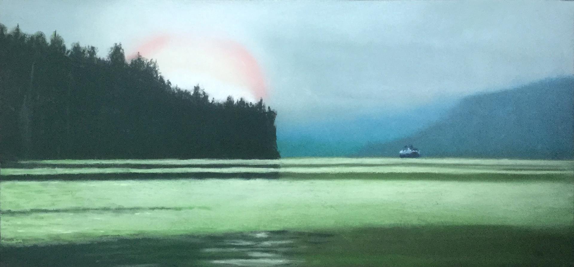 Richard Barrere; Heading To Fidalgo Bay, 16x22 soft pastel, $535