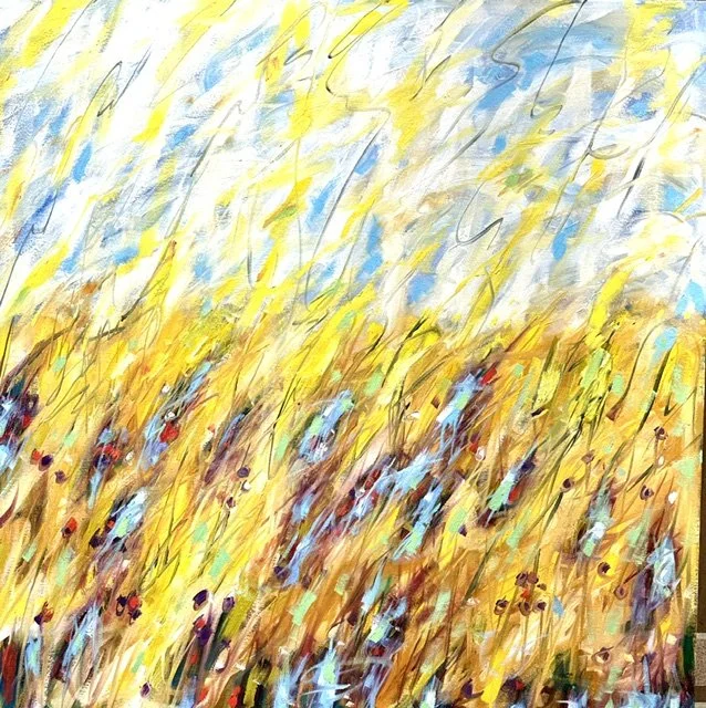 Marsh, 30x30 oil, $1125