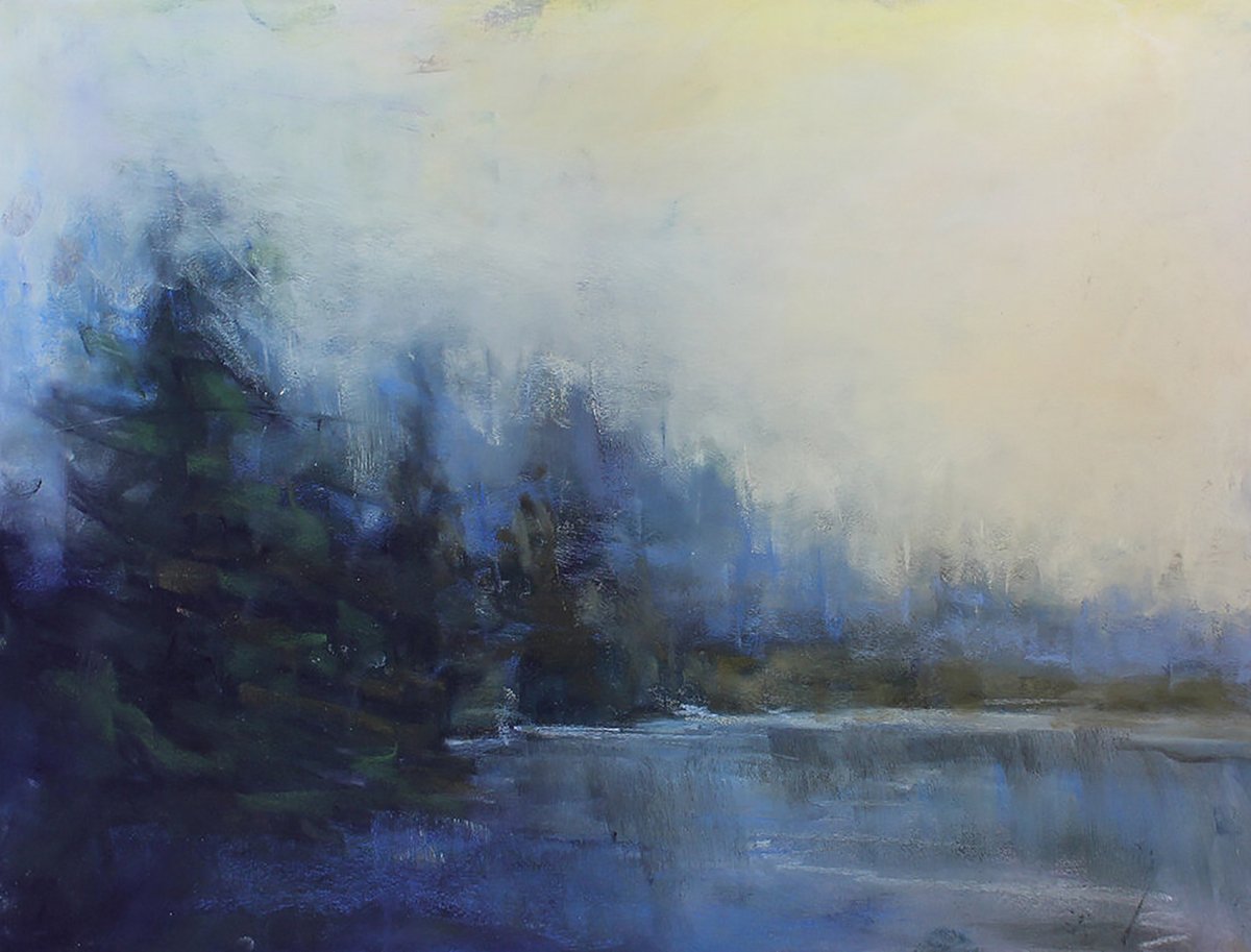 In the Early Morn, 19 x 23 pastel, $900 SOLD