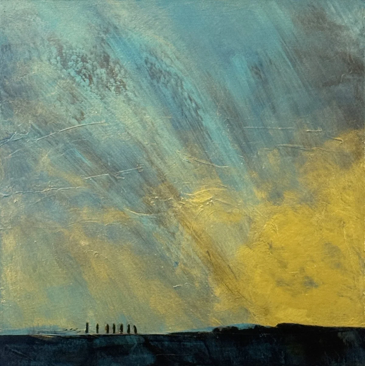 Golden Light, 24x24 acrylic, $575