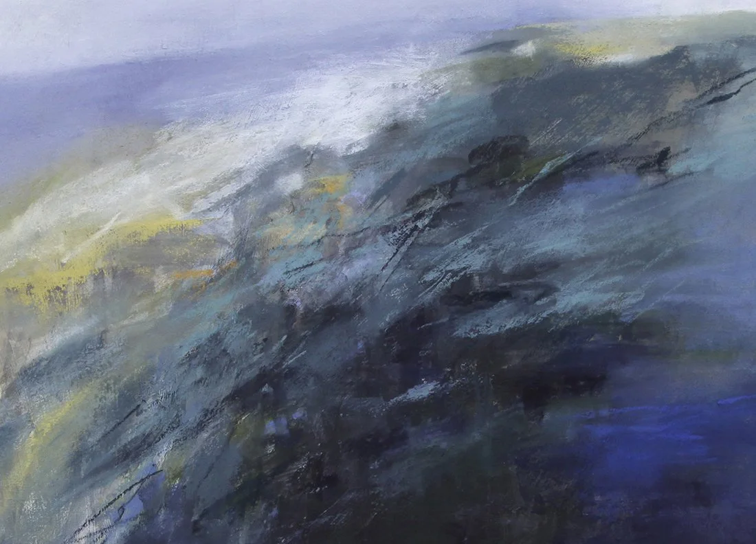 Washed Ashore, 12x16 pastel, $1050
