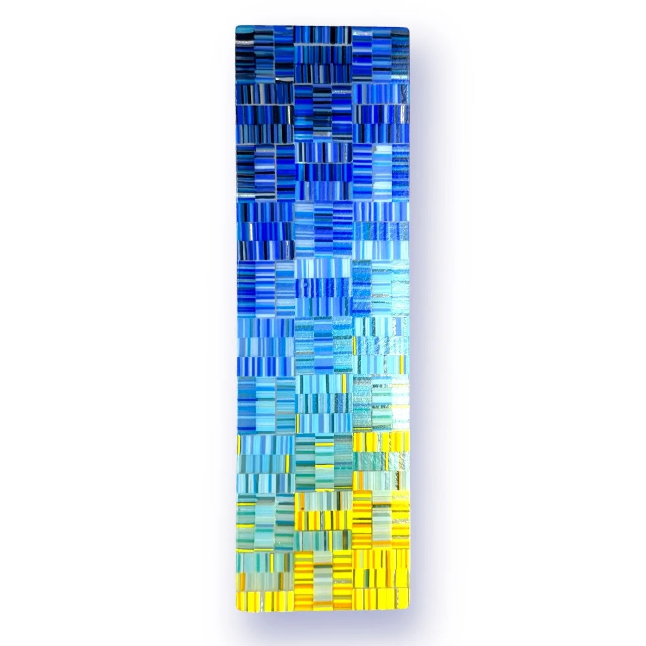  Sunrise 21,  11.25 x 3.38 fused glass, $140