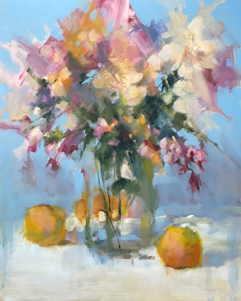 Be Kind and Make Good Choices, 30" x 24" oil. $3200.