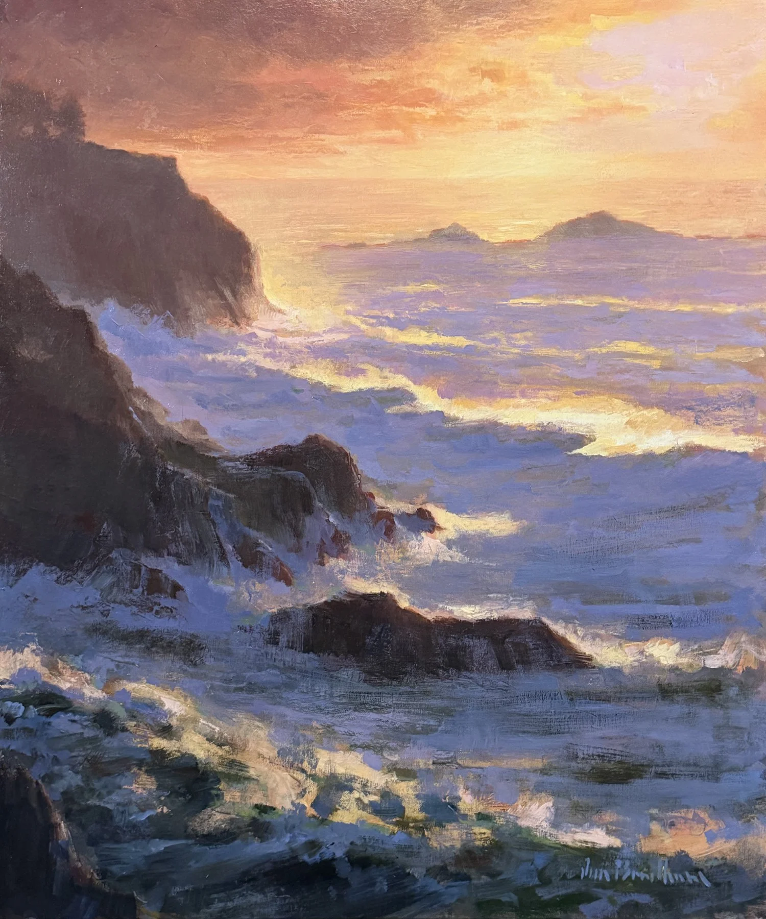 Pacific Sublime, 24x20 oil, $1600
