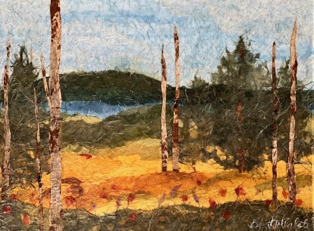 Pines & Aspens #3, 12x16 mixed media, $475
