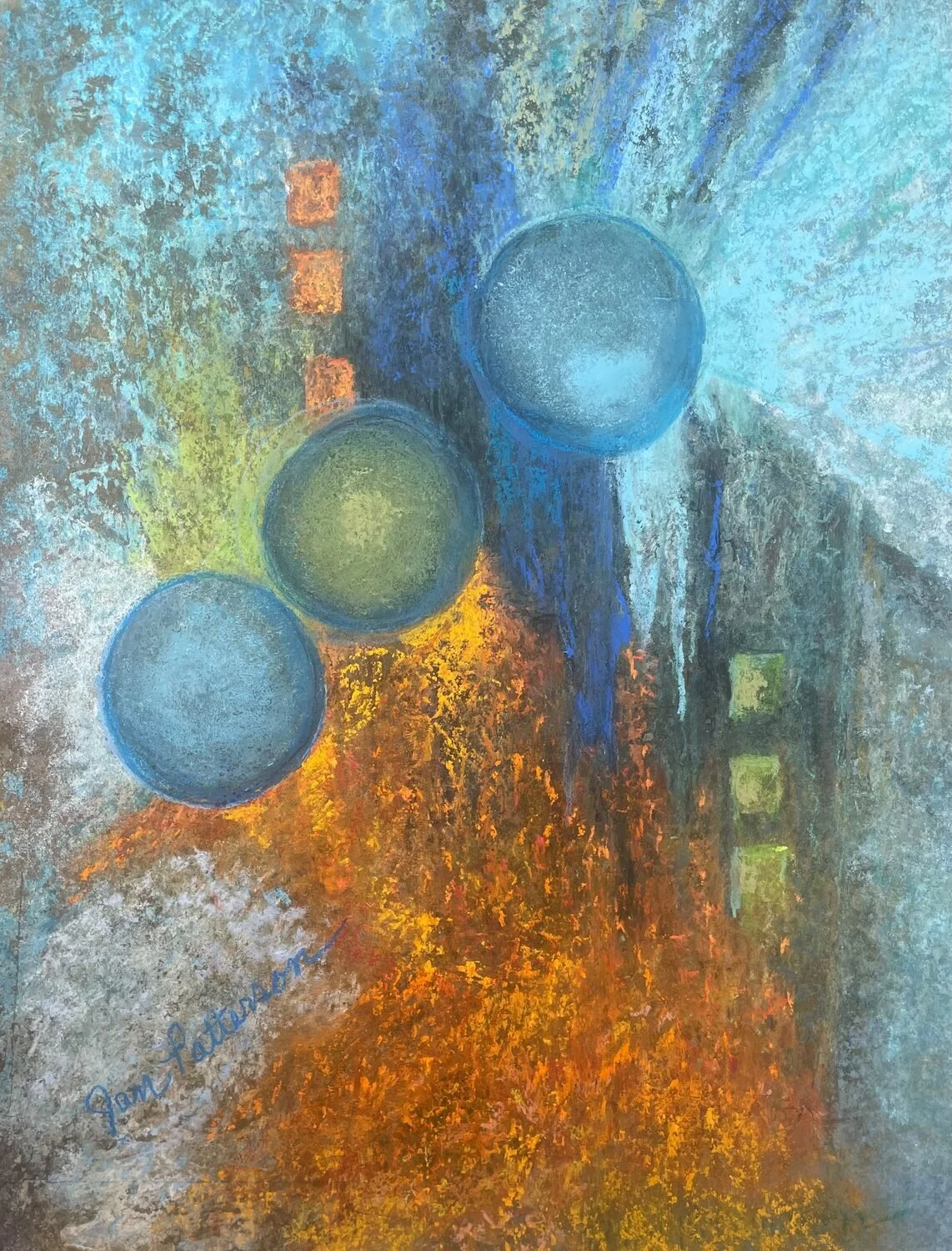 Jan Patterson - Rising Moon; 20 x 16 pastel, $1200