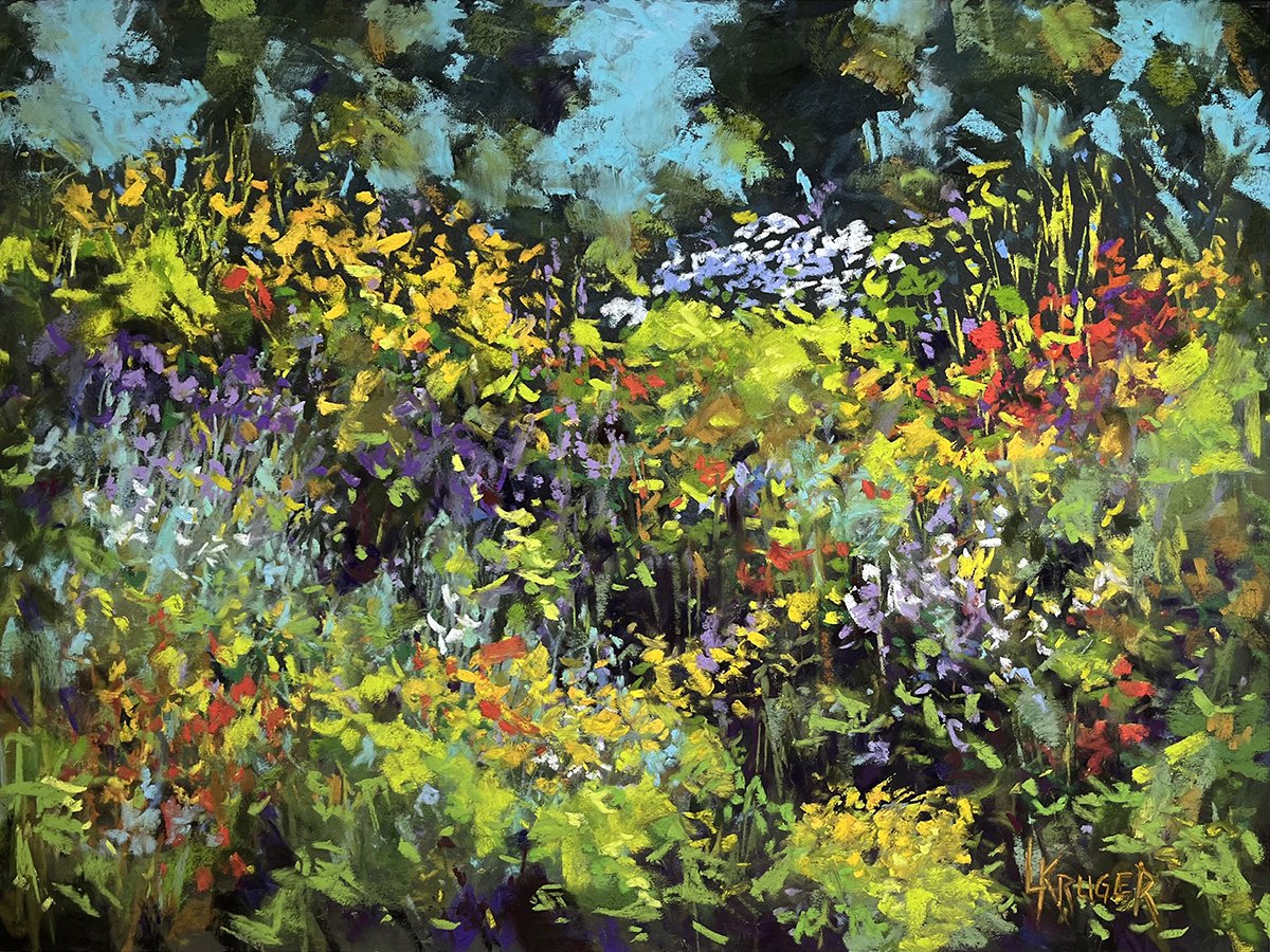 Grace Notes, 12x16 pastel, $900