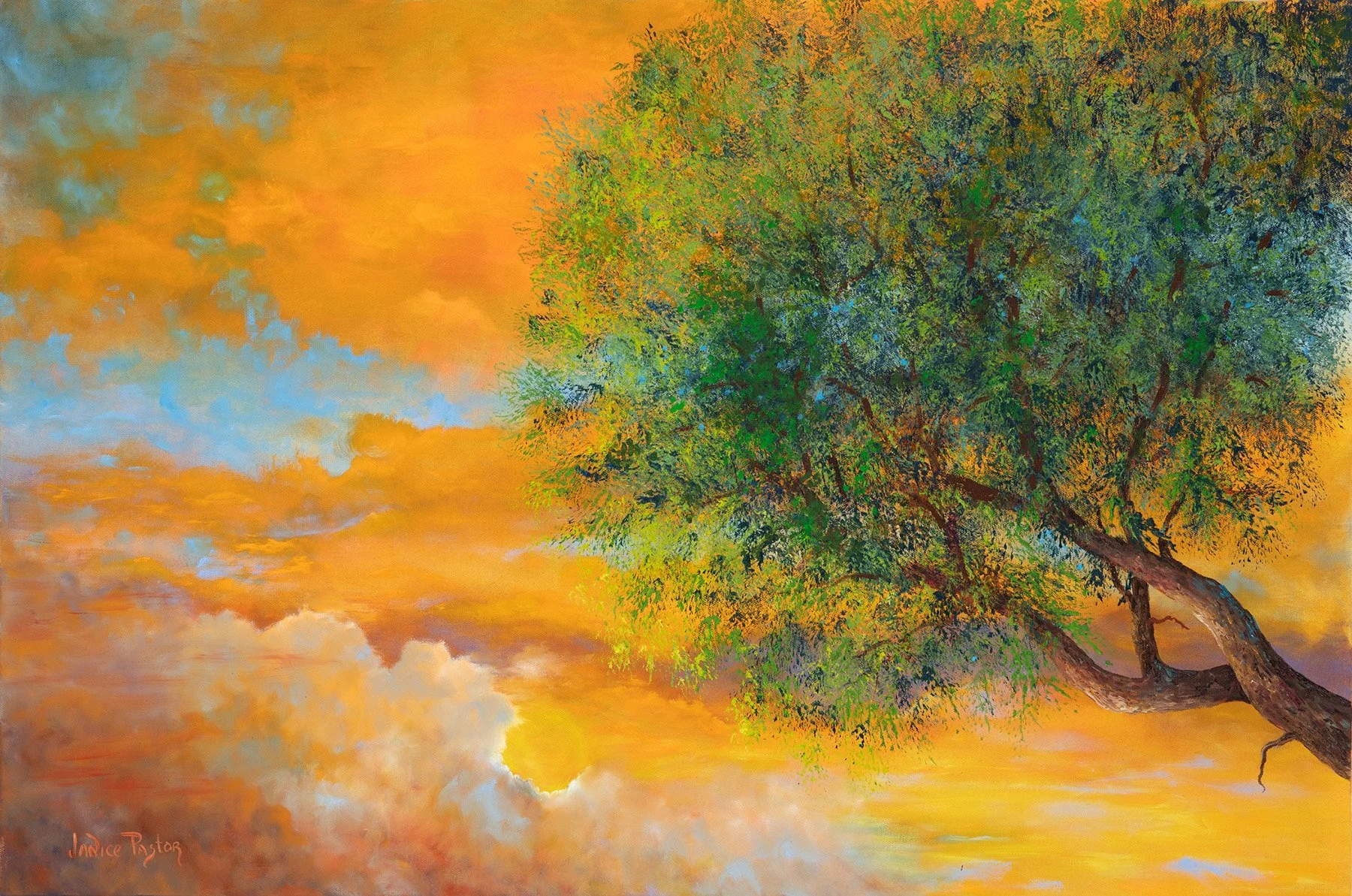 Janice Pastor - Luminous Glow, 24x36 oil, $3200