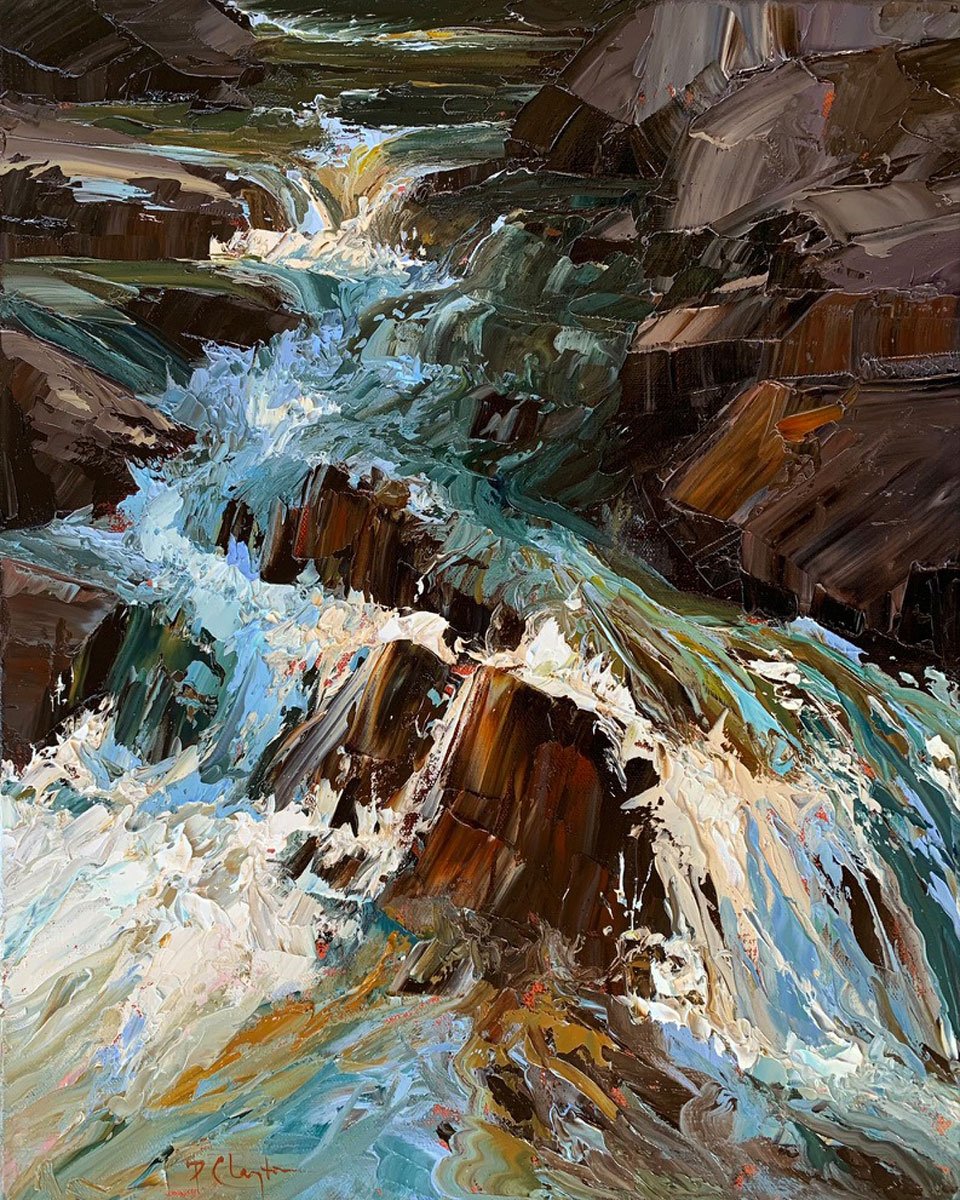 The Source, 20" x 16" oil, $1600.