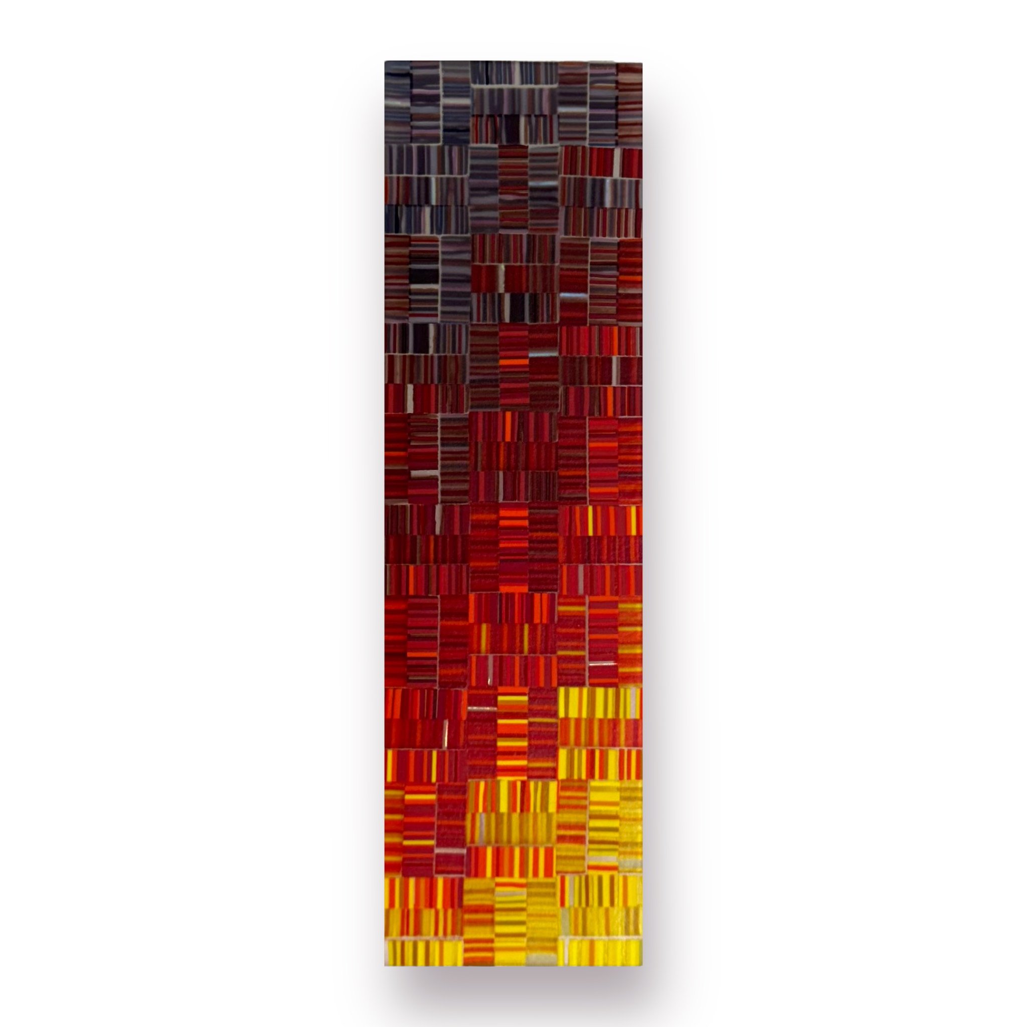 On Fire 25, 11.25x3.38 Fused Glass, $140