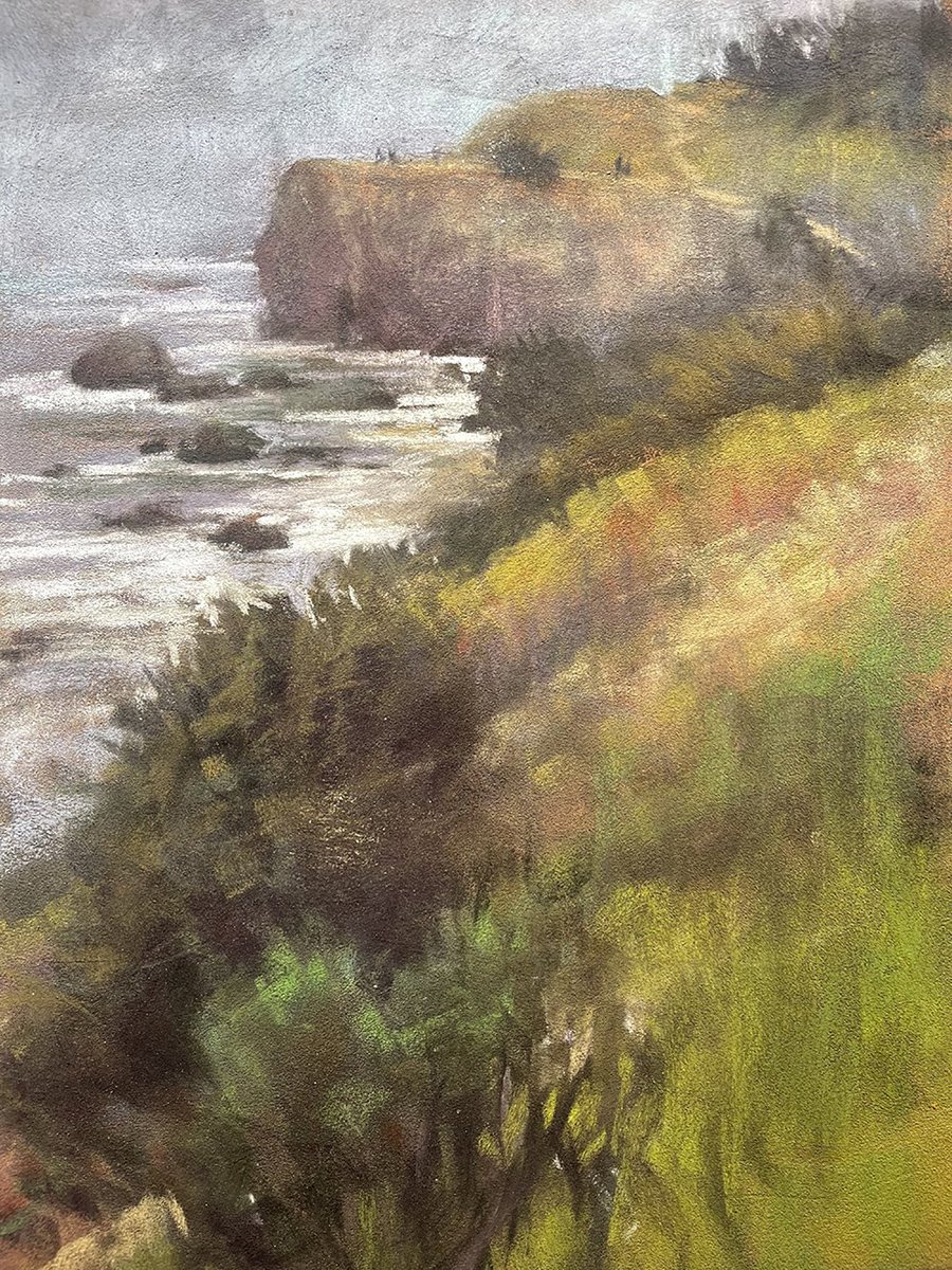 Land's End, 23 x 18 pastel, $850