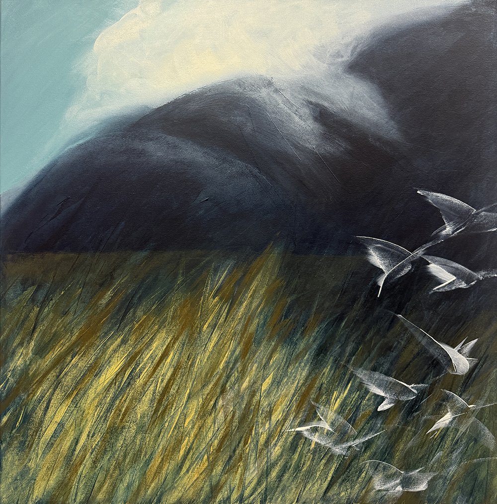 Mount Erie, 36x36 acrylic, $1800