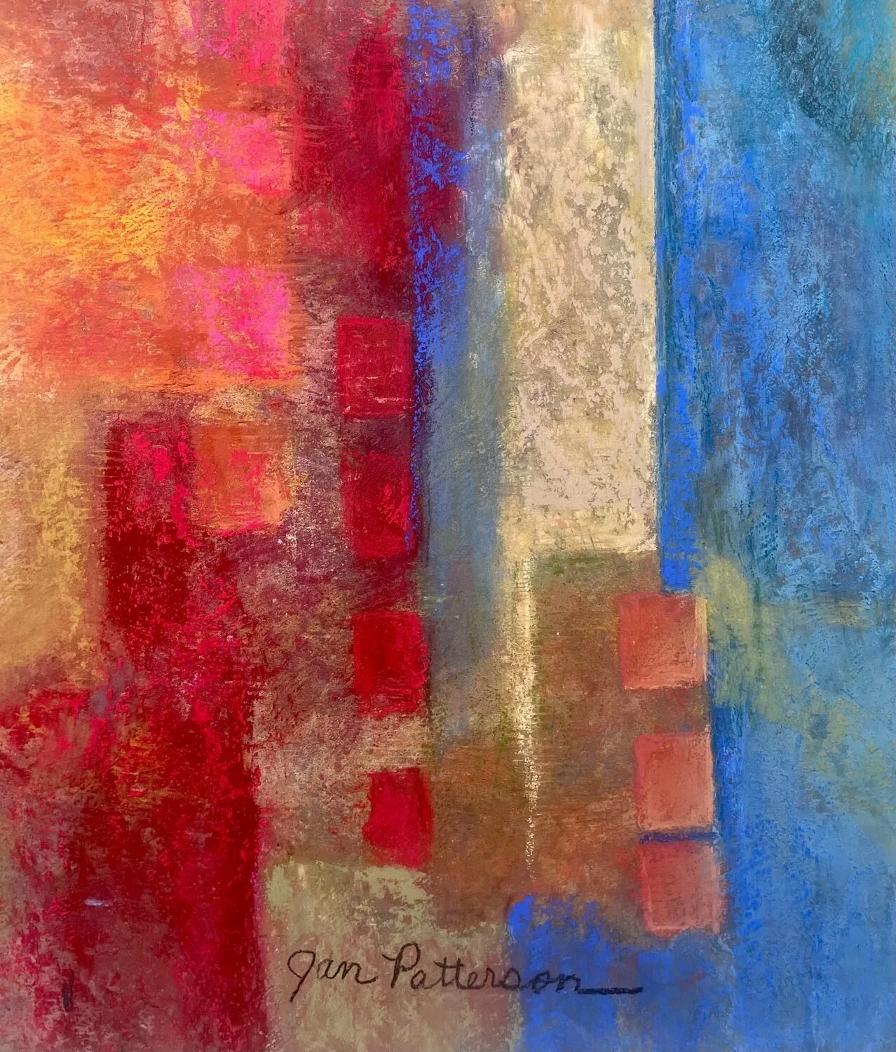 Jan Patterson -  Red Dynasty; 16 x 14 pastel, $800