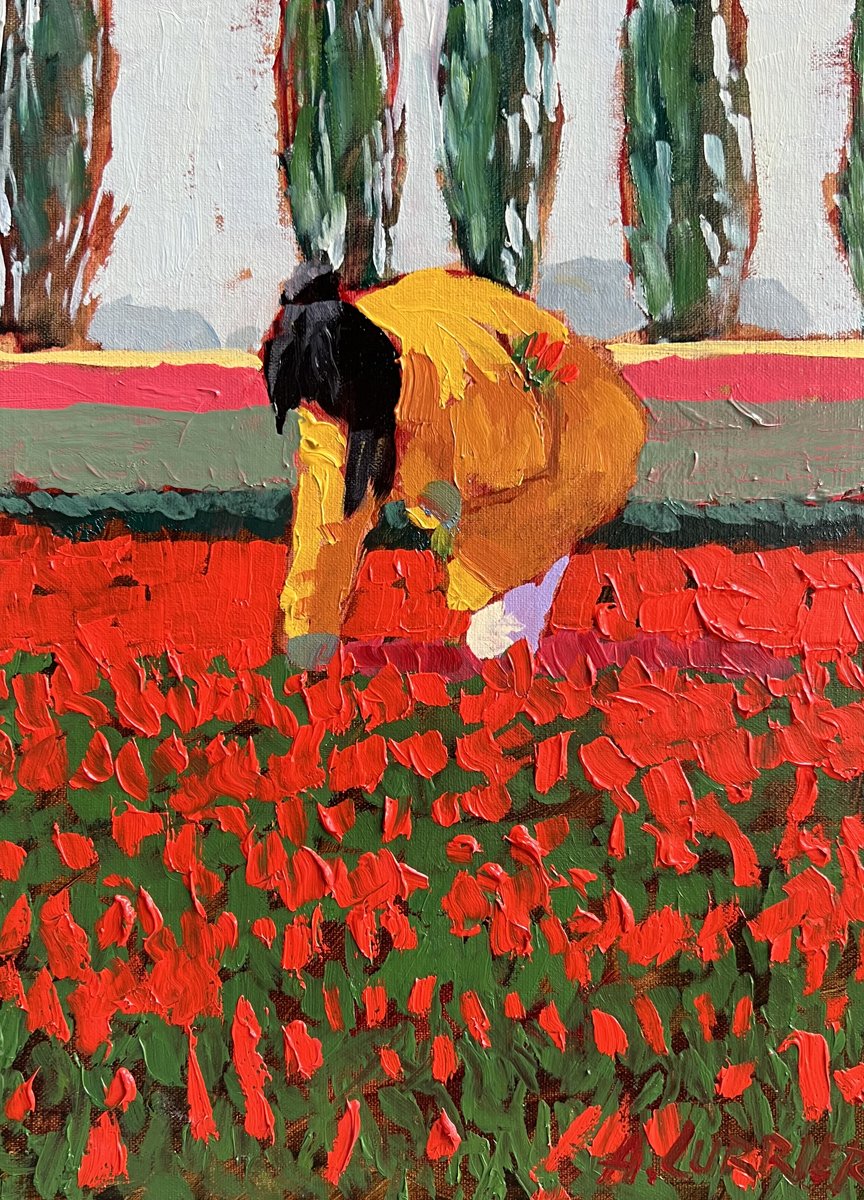 Radiating Color, 12 x 9 oil, $950 SOLD