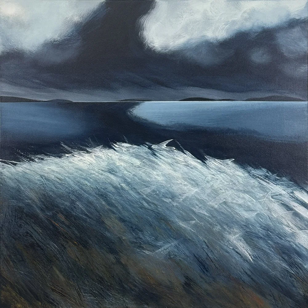 Between Two Skies, 36x36 acrylic, $1800