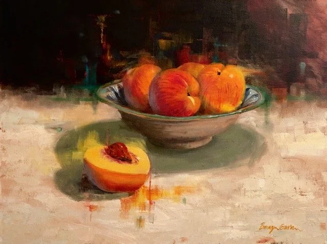 Persian Peaches, 18x24 oil, $995