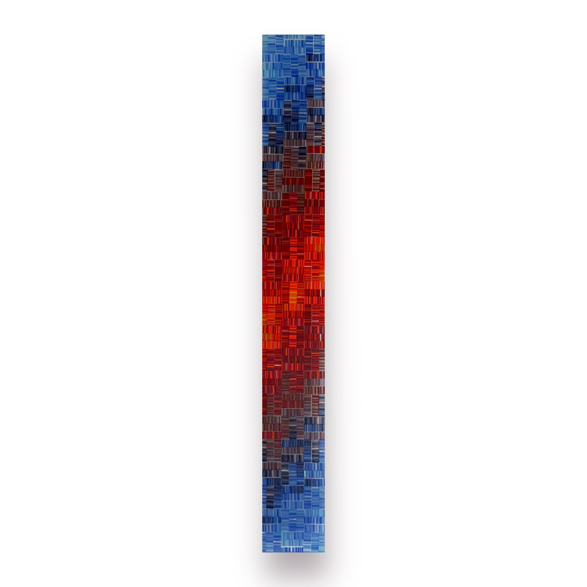 Fire & Ice 53, 25.91x3.38 Fused Glass, $395