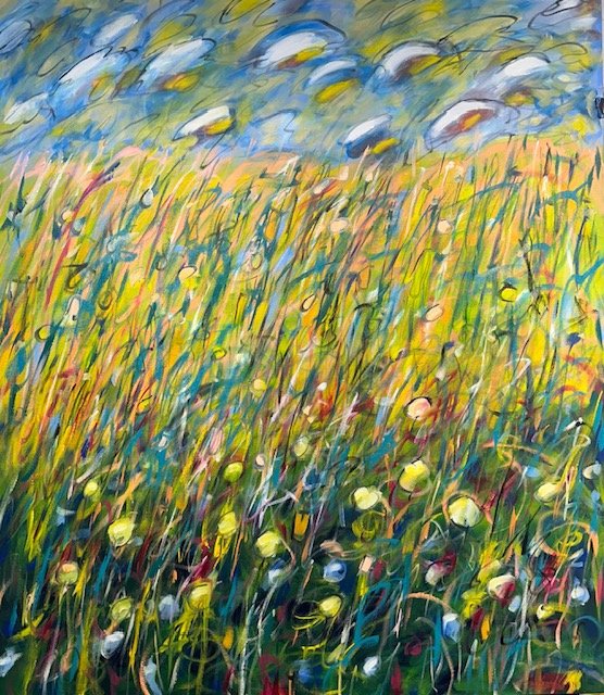 Summertime, 48x42 oil, $2600