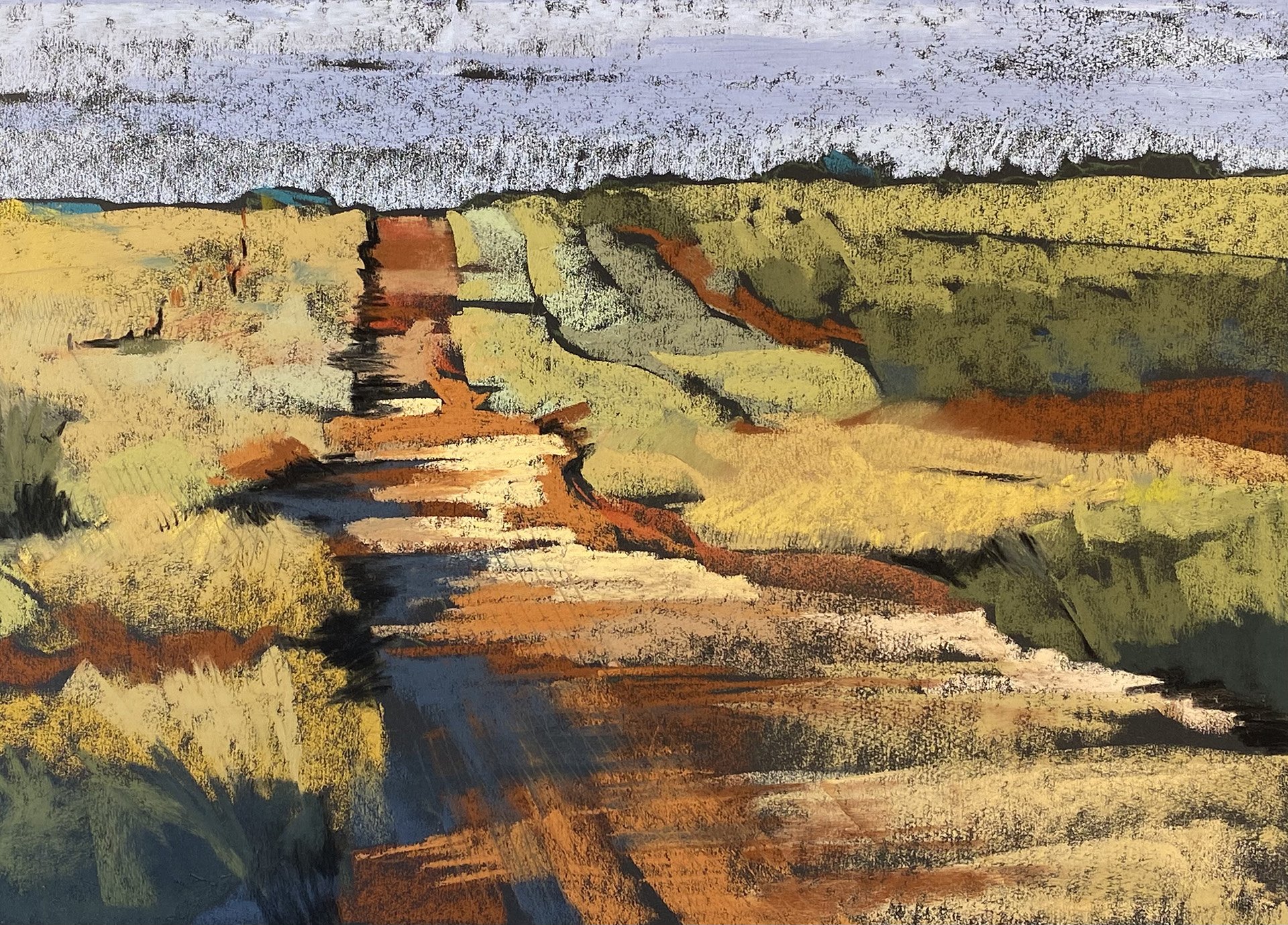 Road to Nowhere, 12x16 Pastel, $1050