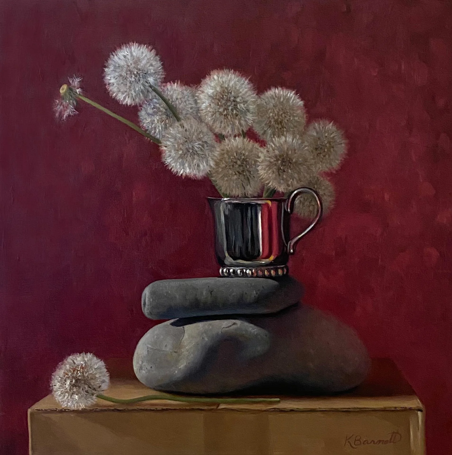 Yulia Balenko; Worthy, 12x12 oil, $625
