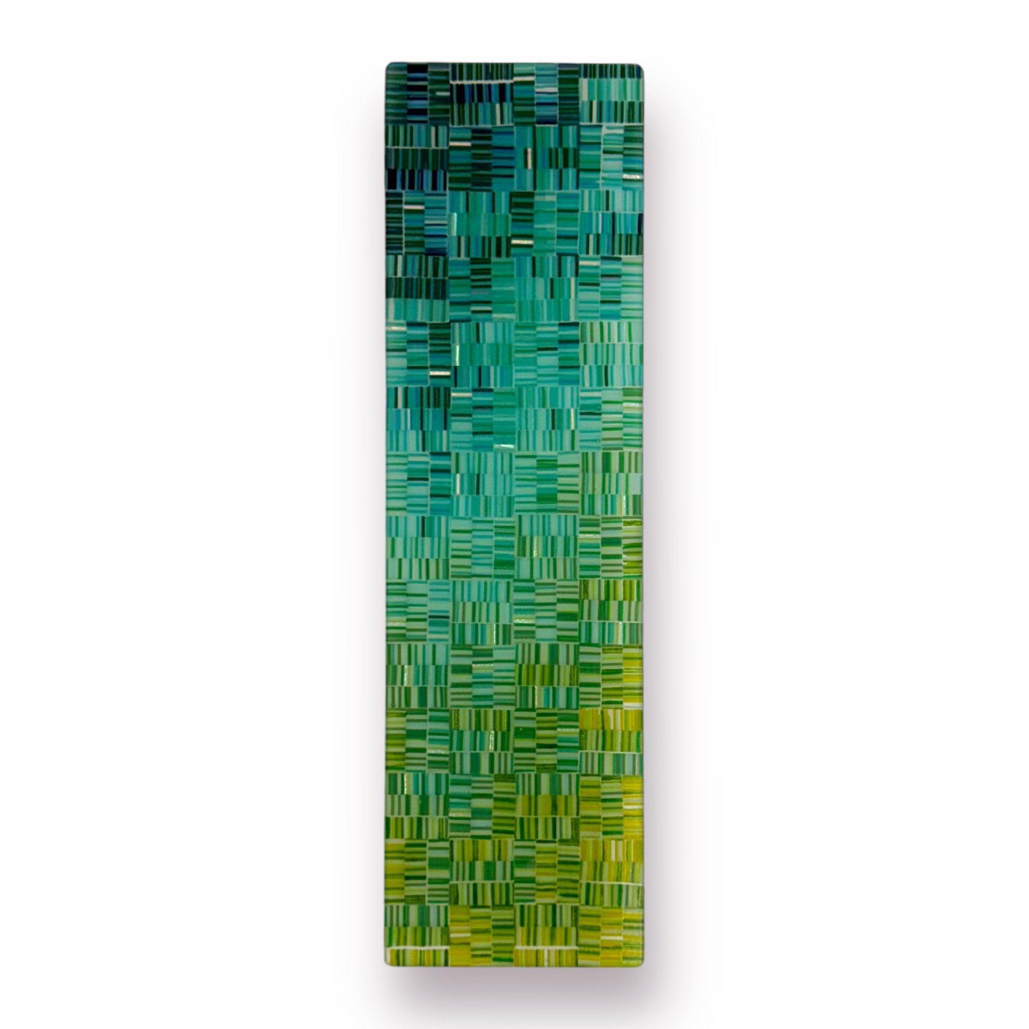 Rainforest 28, 15.5x4.5 Fused Glass, $245