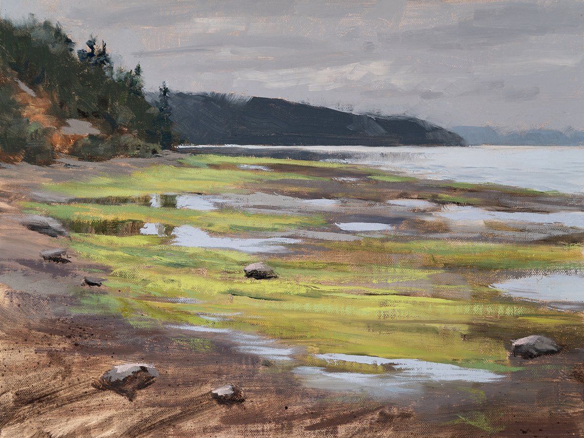 Low Tide, 9x12 oil, $450