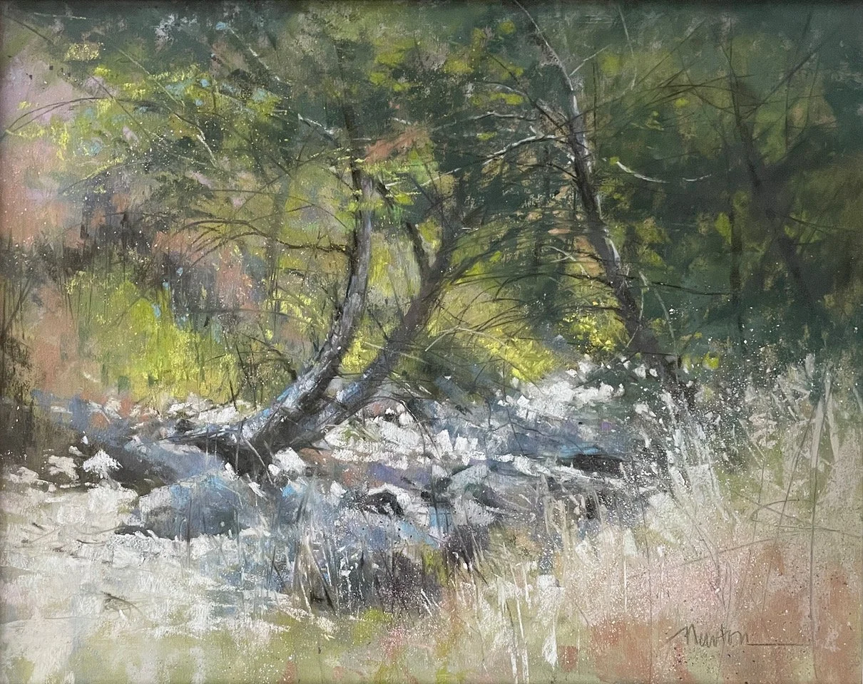 Sweet Creek, 10.5x13.75 pastel, $725