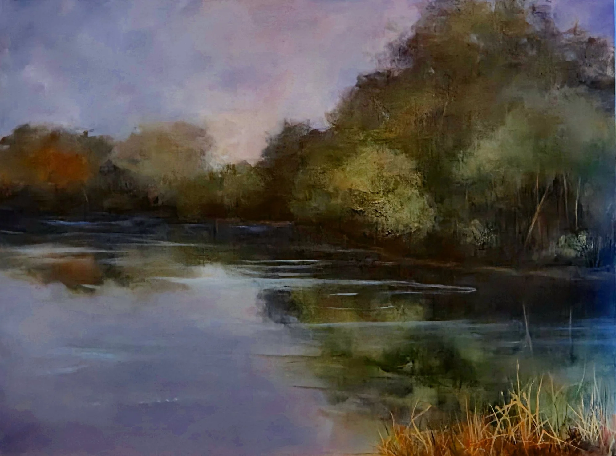 Stillness, 18x24 acrylic, $1200
