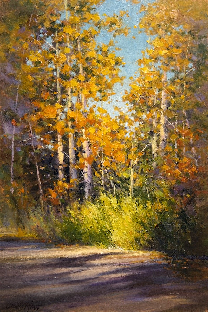 A Walk to Remember, 30" x 20" oil, $2,750. SOLD