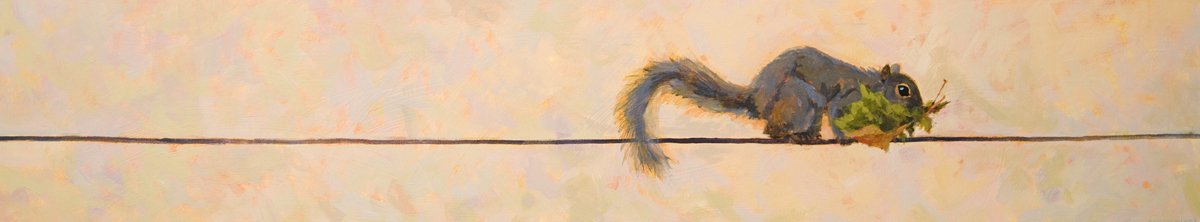Balancing Act, 10 x 50 acrylic, $1900 SOLD
