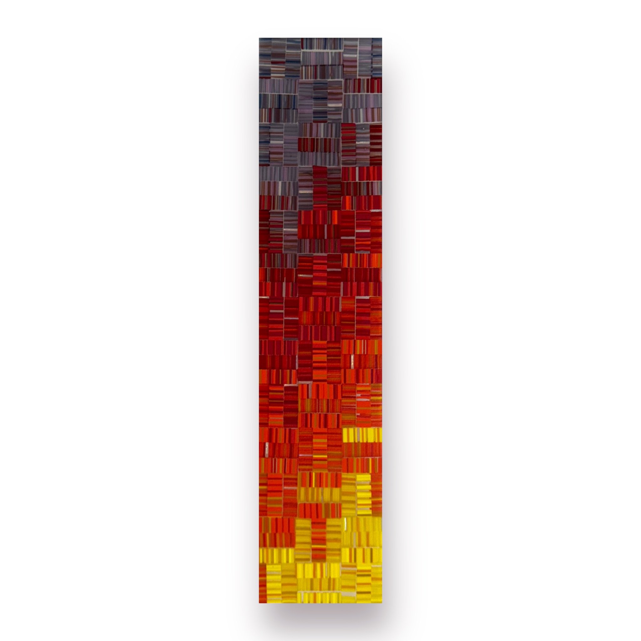 On Fire 27, 14.75x3.38 Fused Glass, $175