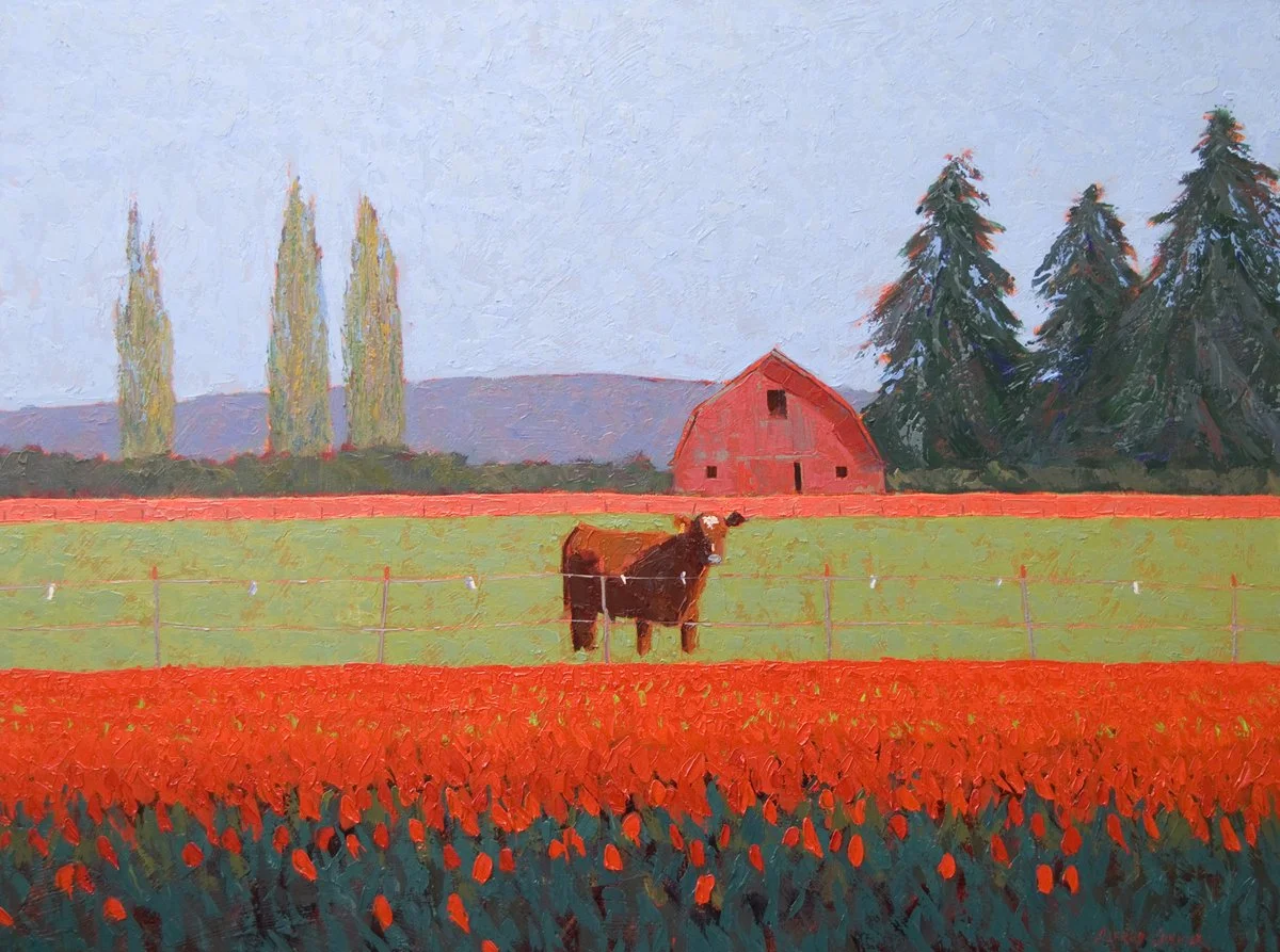 Just Curious, 36 x 48 oil, $7500