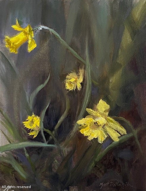 Daffy, 13x10 oil, $775