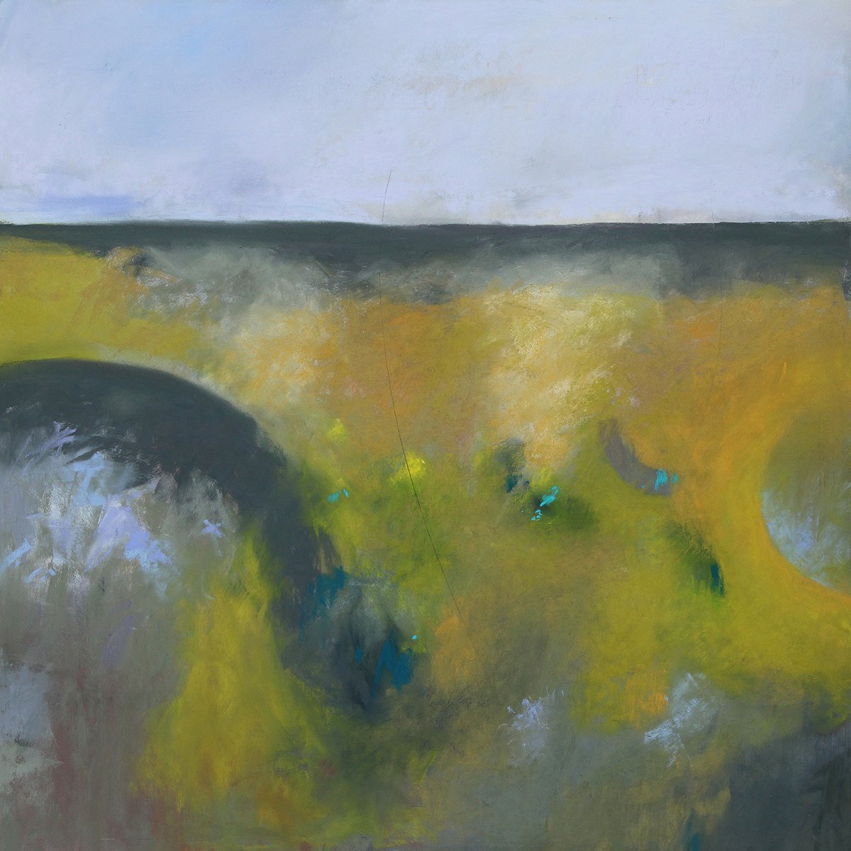 Poluse, 18x18 soft pastel, $1400