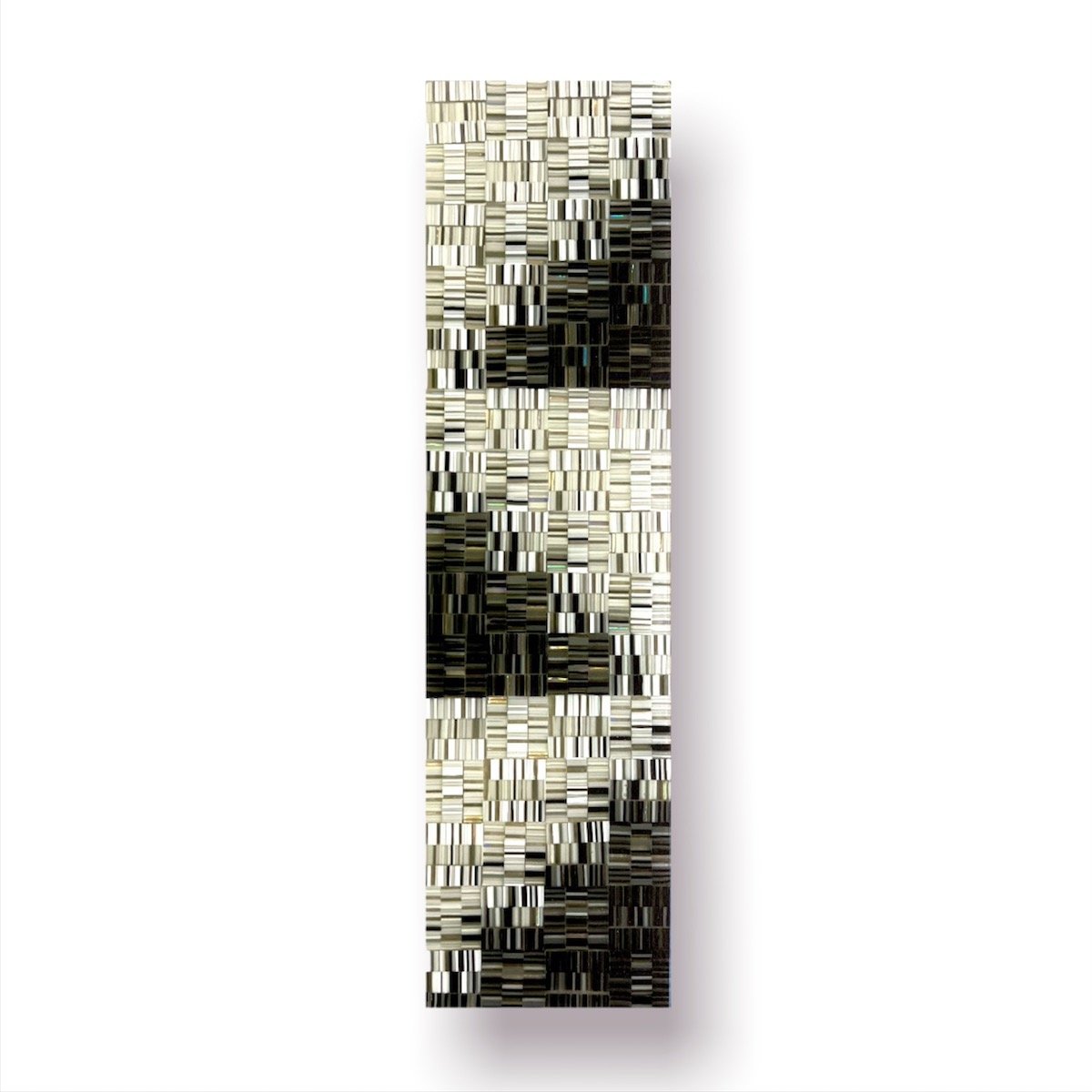 Three Days & Nights, 16.75" x 4.56" fused glass. $270.