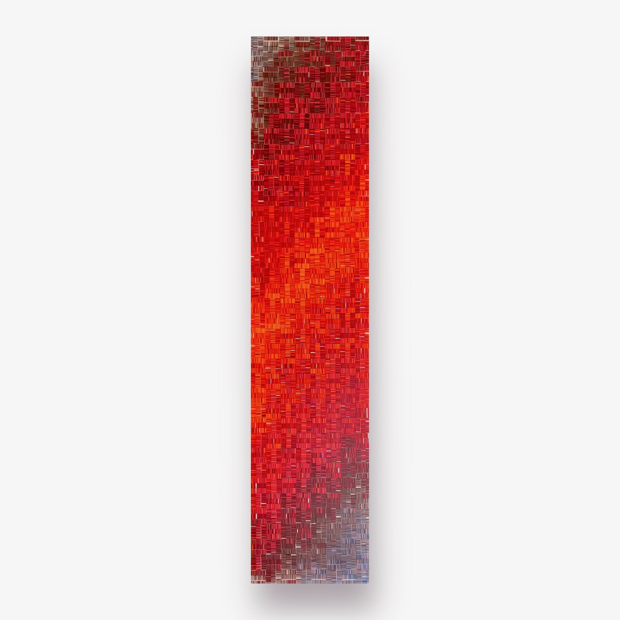 Evening 36, 40.25x9 Fused Glass, $1650