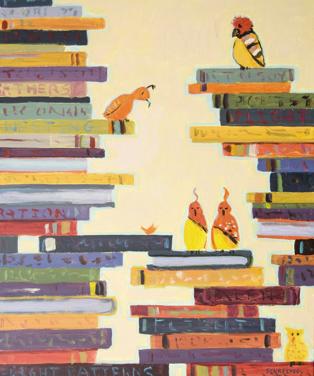 Well Read, 24 x 20 acrylic, $1500