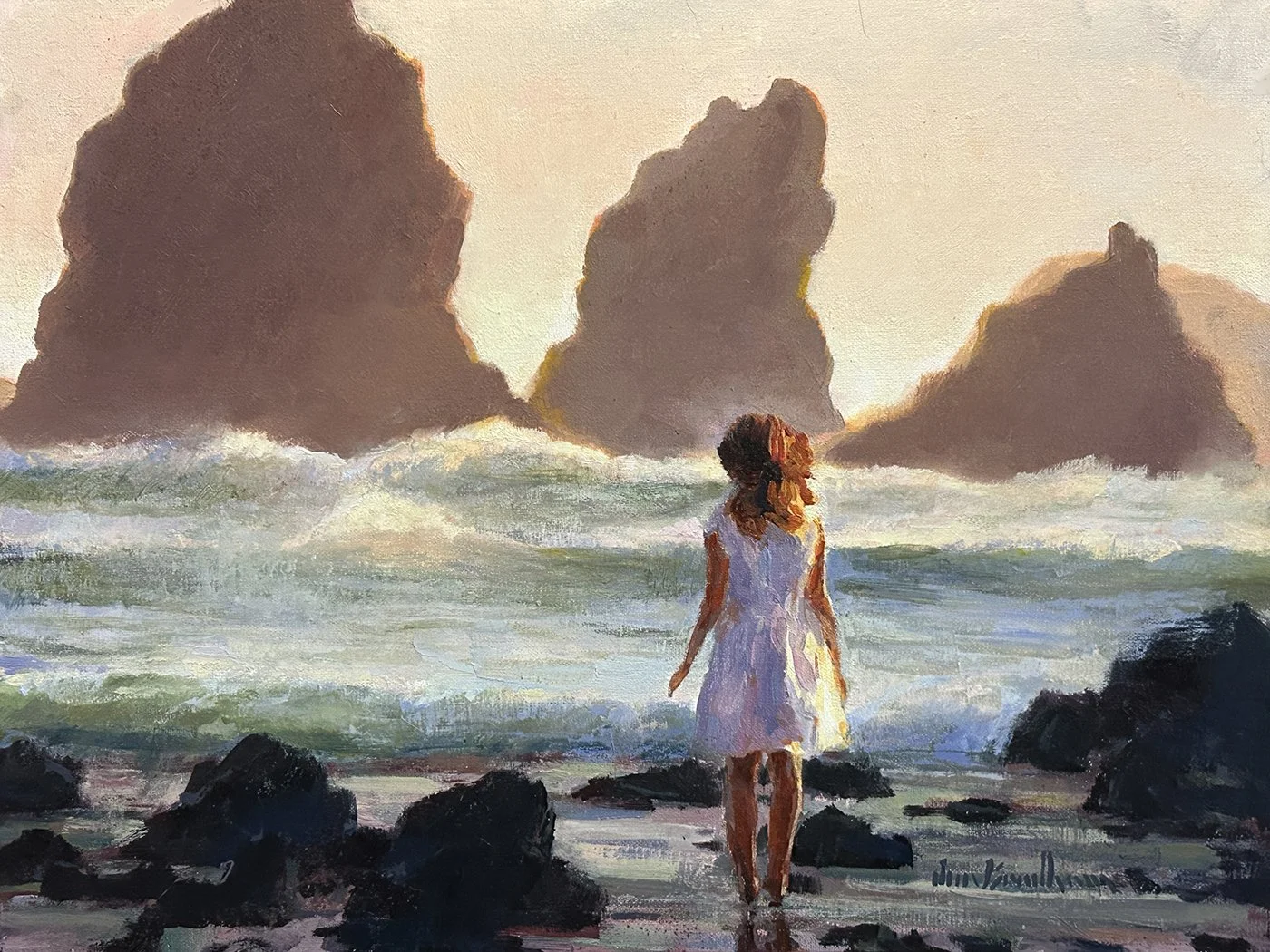 Tehanu, 12x16 oil, $700