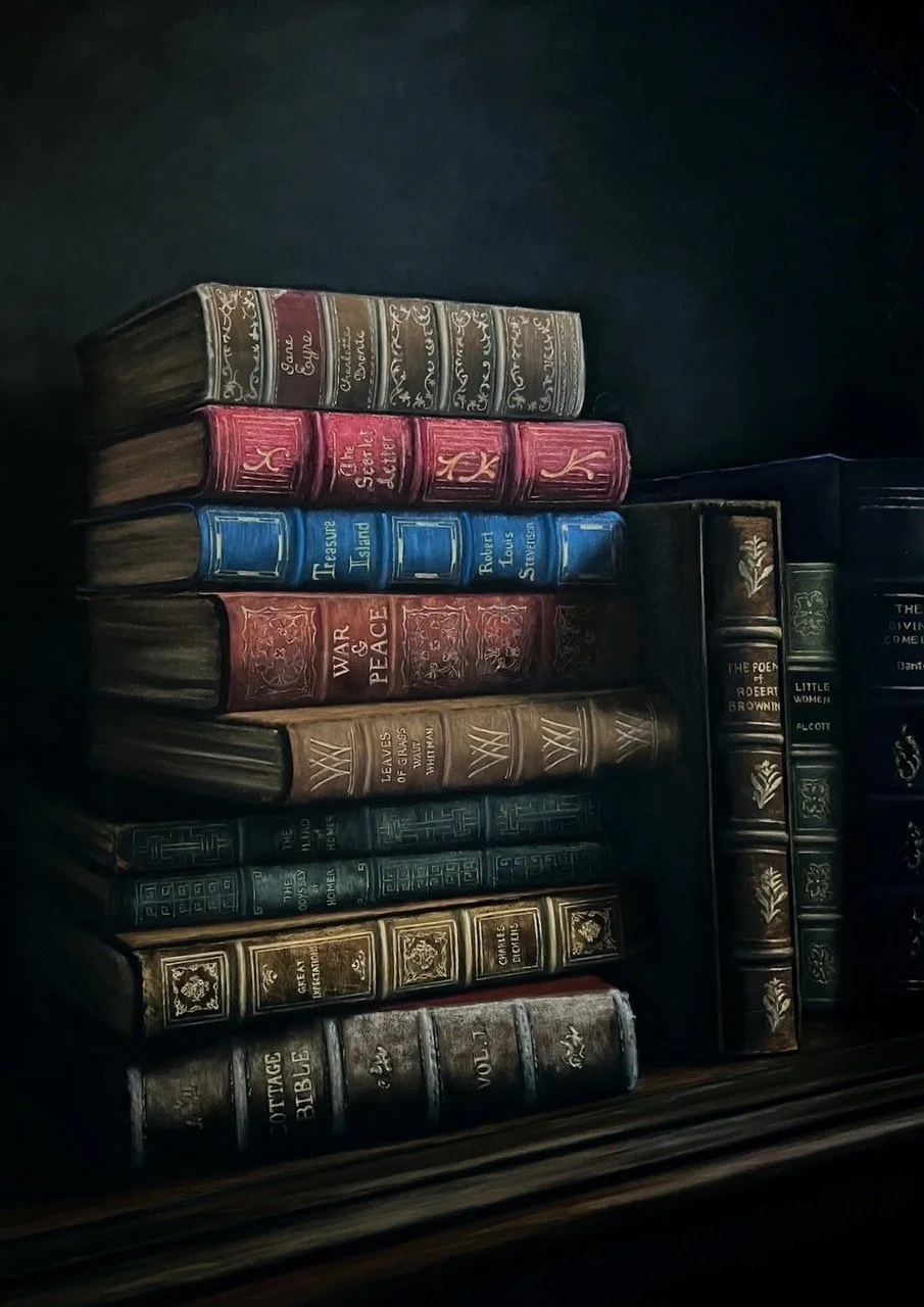 Classics, 31x23 pastel, $2500