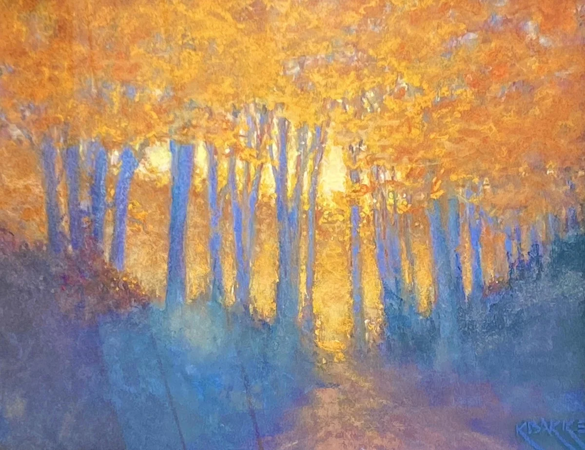 Symmetry, 11x14 soft pastel, $400