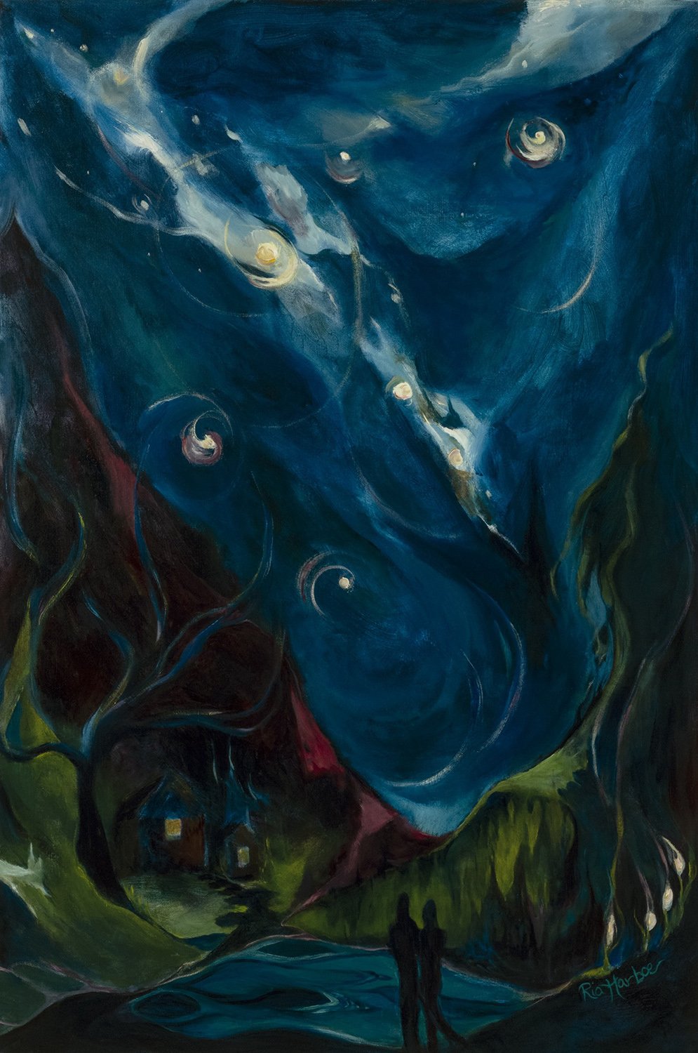 Just Passing Through, 40x30 acrylic, $1300