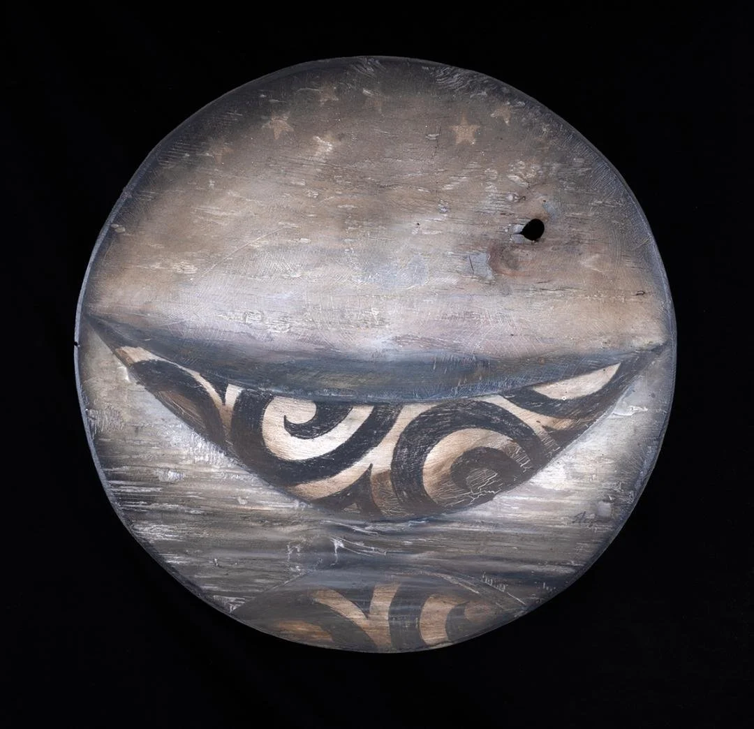 Steve Jensen, Beached Boat, 20.5x20.5 oil on plywood, $1500 SOLD