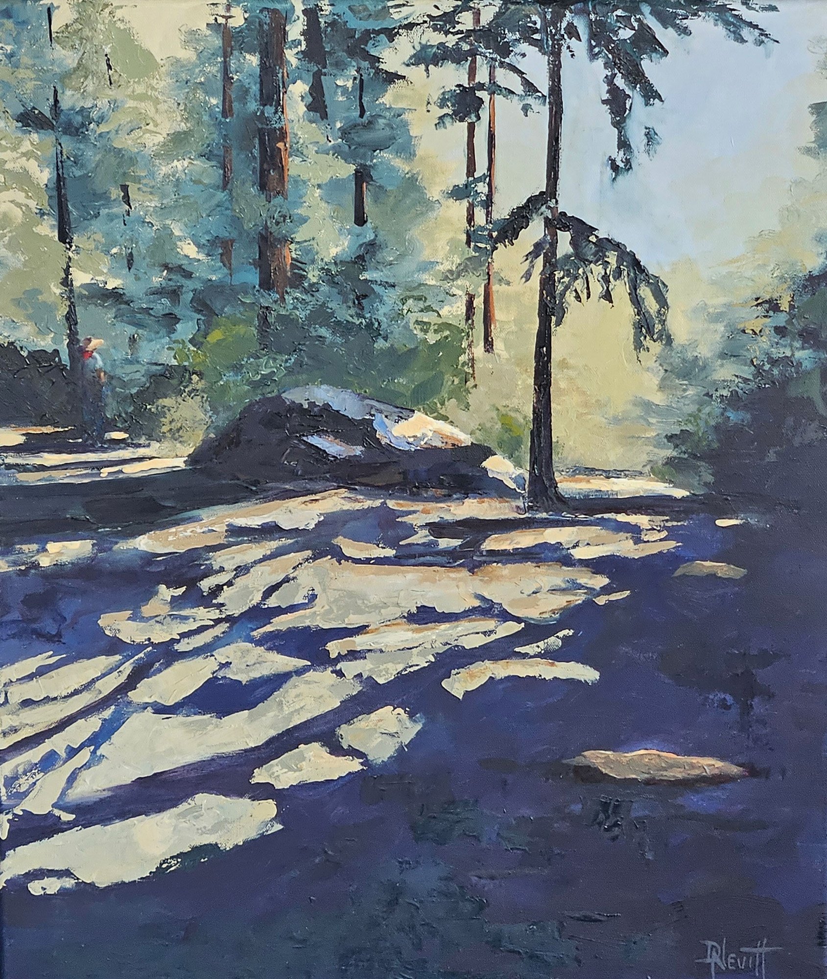 Enjoying the View, 20 x 24 oil, $800