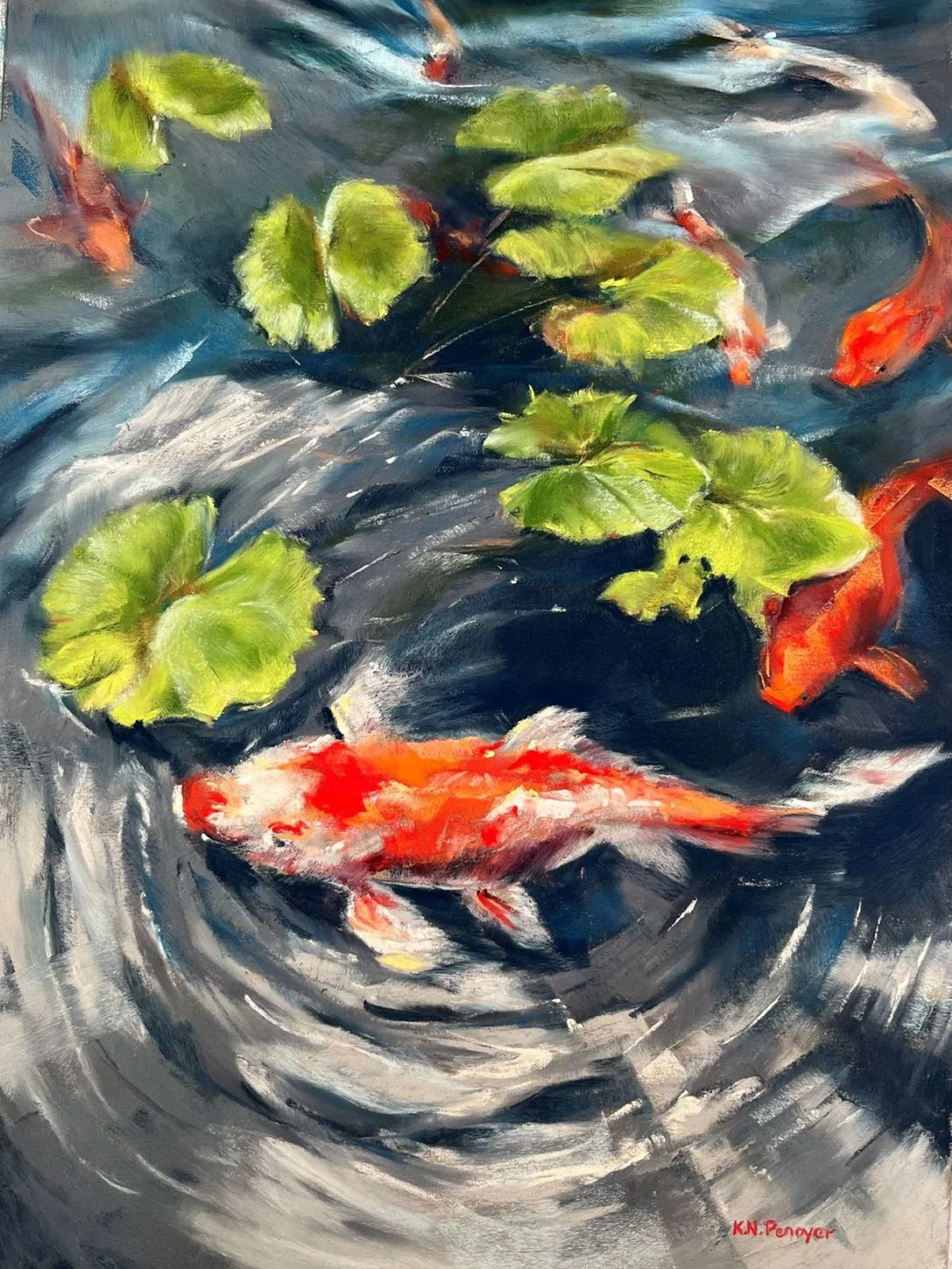Kathleen Penoyer - Eternal Flow, 16x12 soft pastel, $875